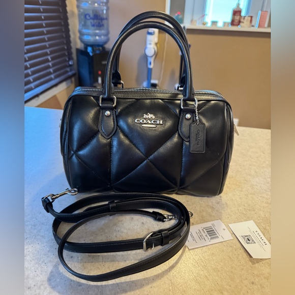 Coach Handbags - Coach Rowan Satchel with Puffy Diamond Quilting